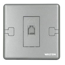 W1TS3 Metallic Silver (Telephone Socket)